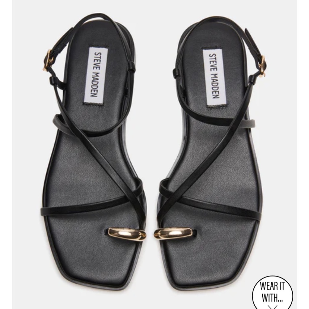 Steve Madden Vega black sandal